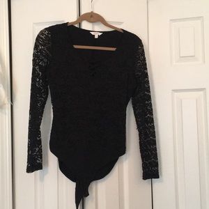 Black Long Sleeve Body Suit